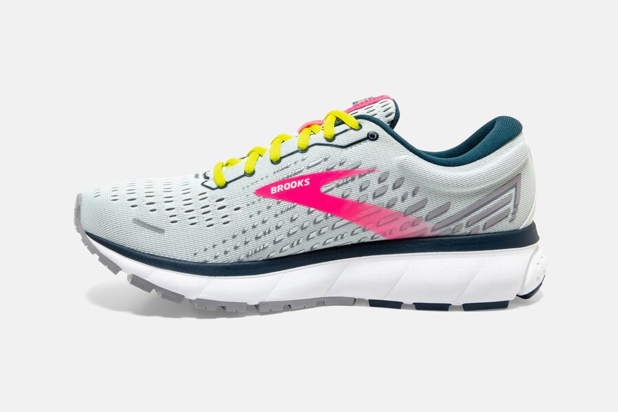 Brooks Ghost 13 Road Löparskor Dam - Grå/Rosa - 5247-QSDFN